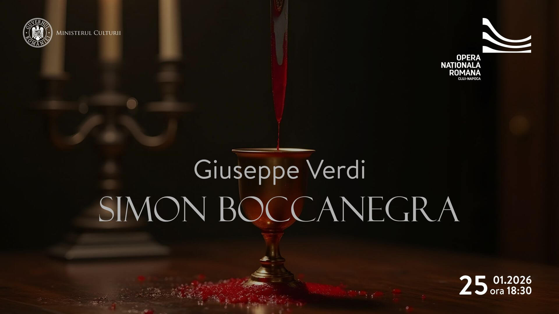 Spectacolul Simon Boccanegra de Giuseppe Verdi – Duminică, 25 ianuarie, de la ora 18:30!